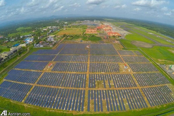 نخستین فرودگاه خورشیدی جهان در هند