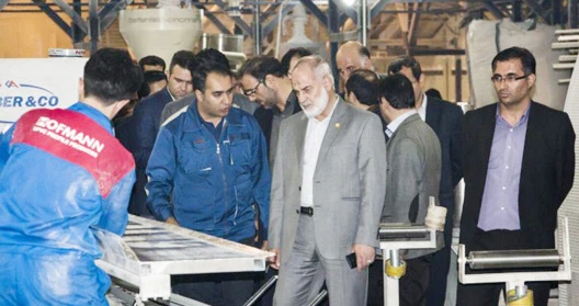 بازدید اختصاصی معاون وزیر صنعت و معدن از هافمن