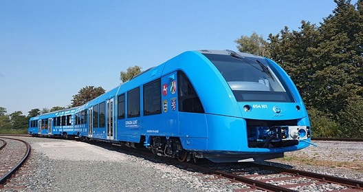 اولین قطار مسافربری جهان با سوخت هیدروژنی