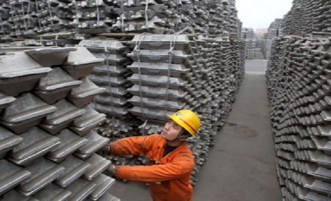 کاهش چشمگیر صادرات آلومینیوم کارنشده چین