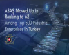 آساش در میان ۵۰۰ شرکت برتر ترکیه به رتبه ۶۲ صعود کرد